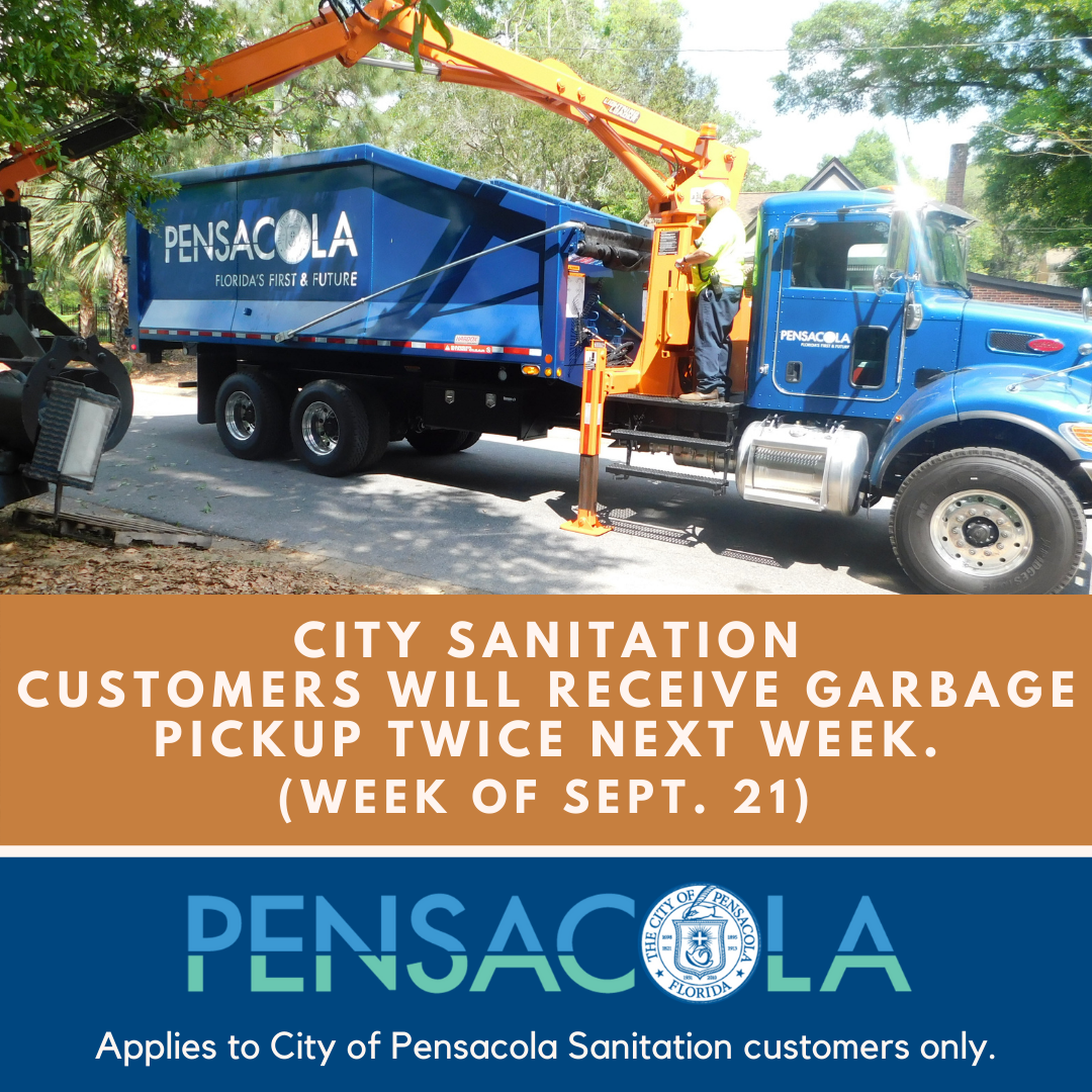 Sanitation pickup twice next week