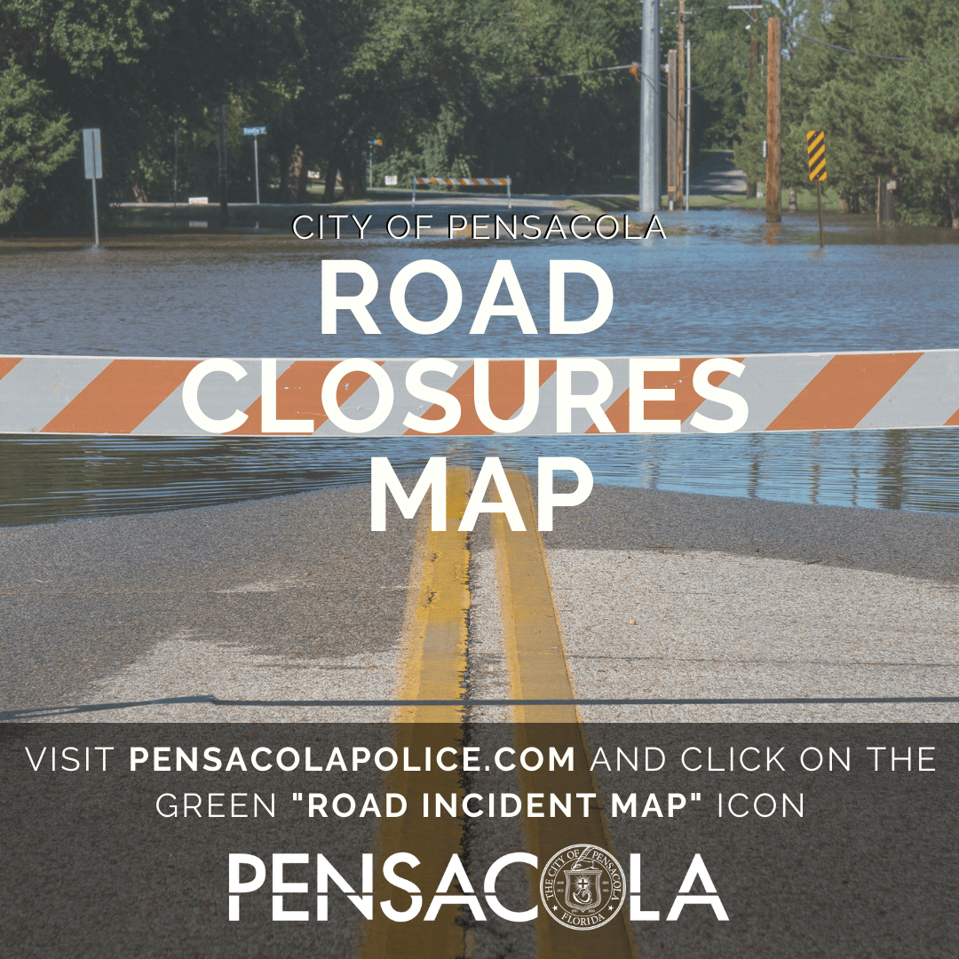 Road closure map