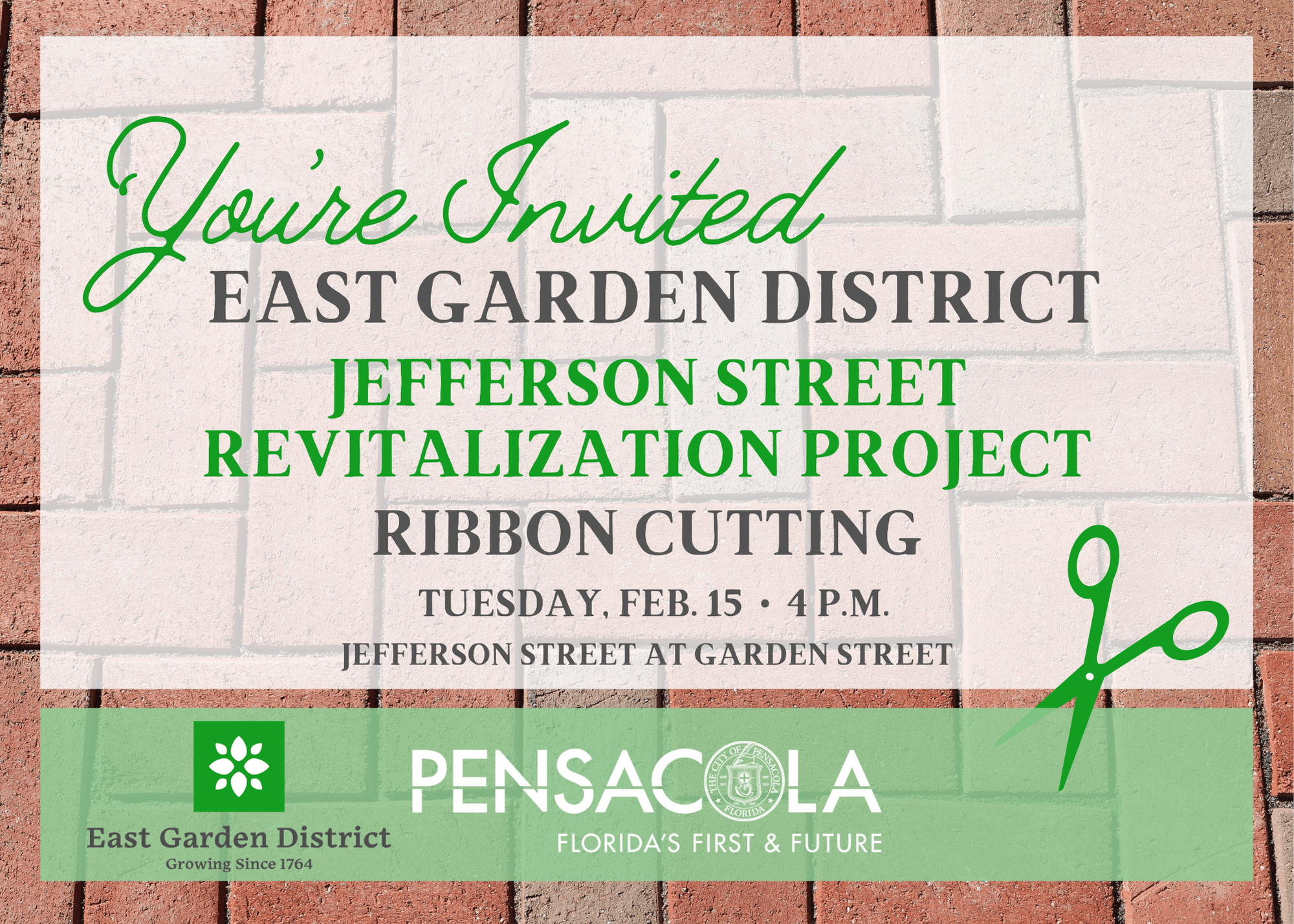 Garden and Jefferson Ribbon Cutting