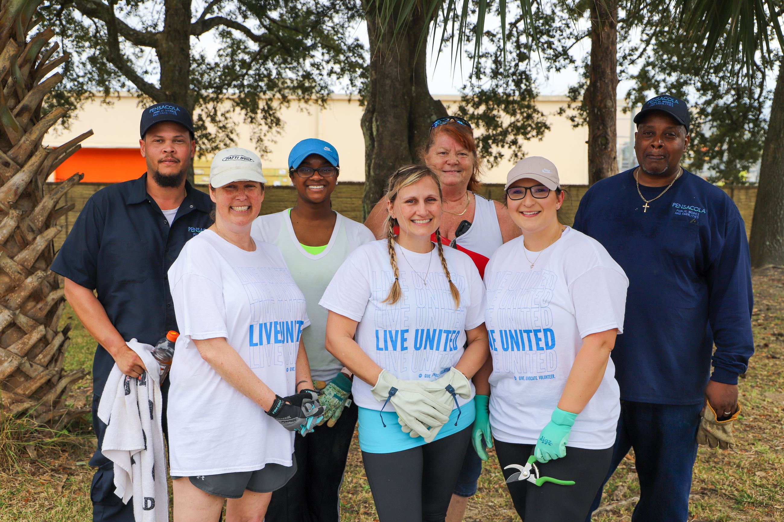 Day of Caring volunteers