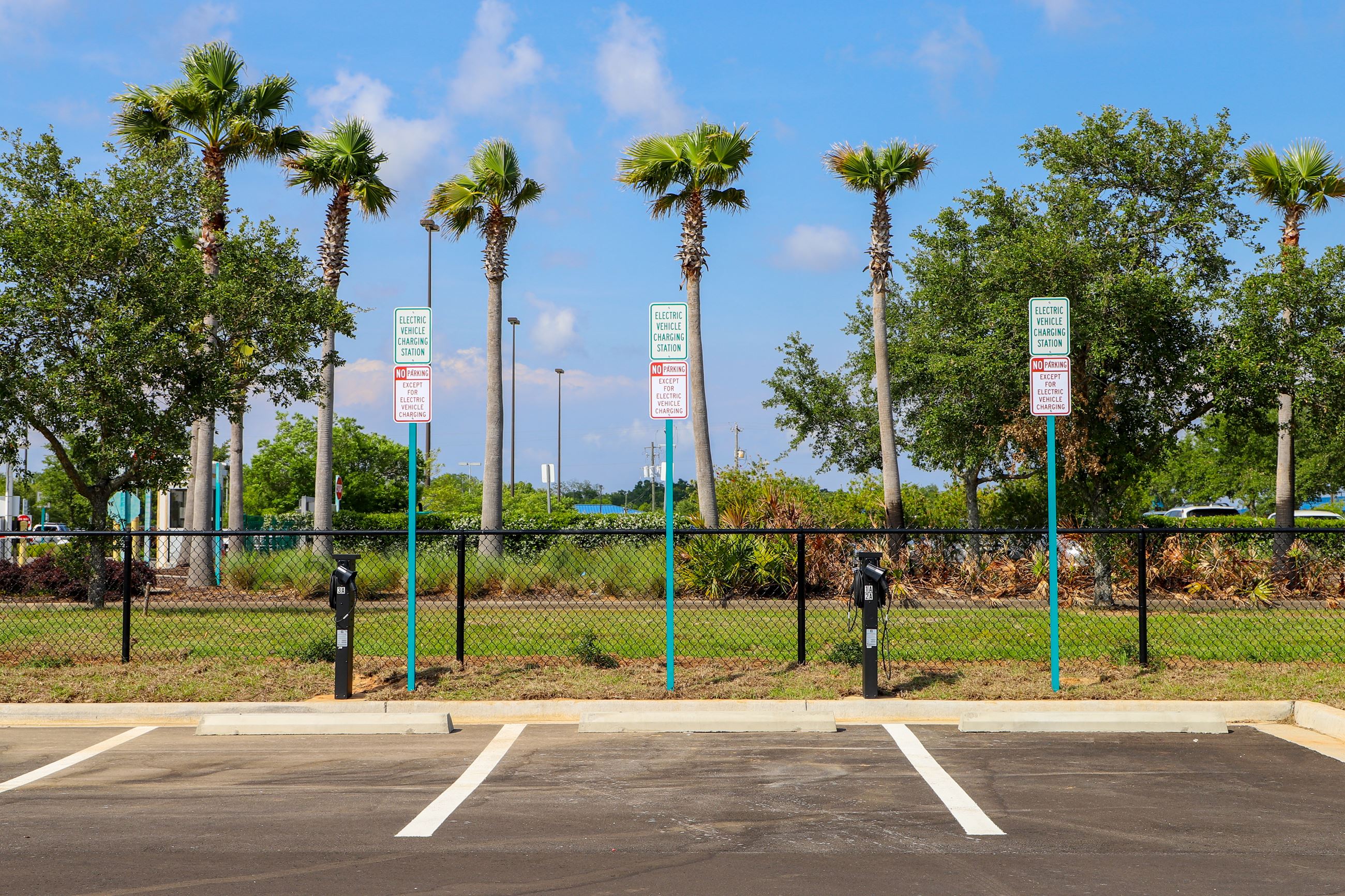 Airport parking lot