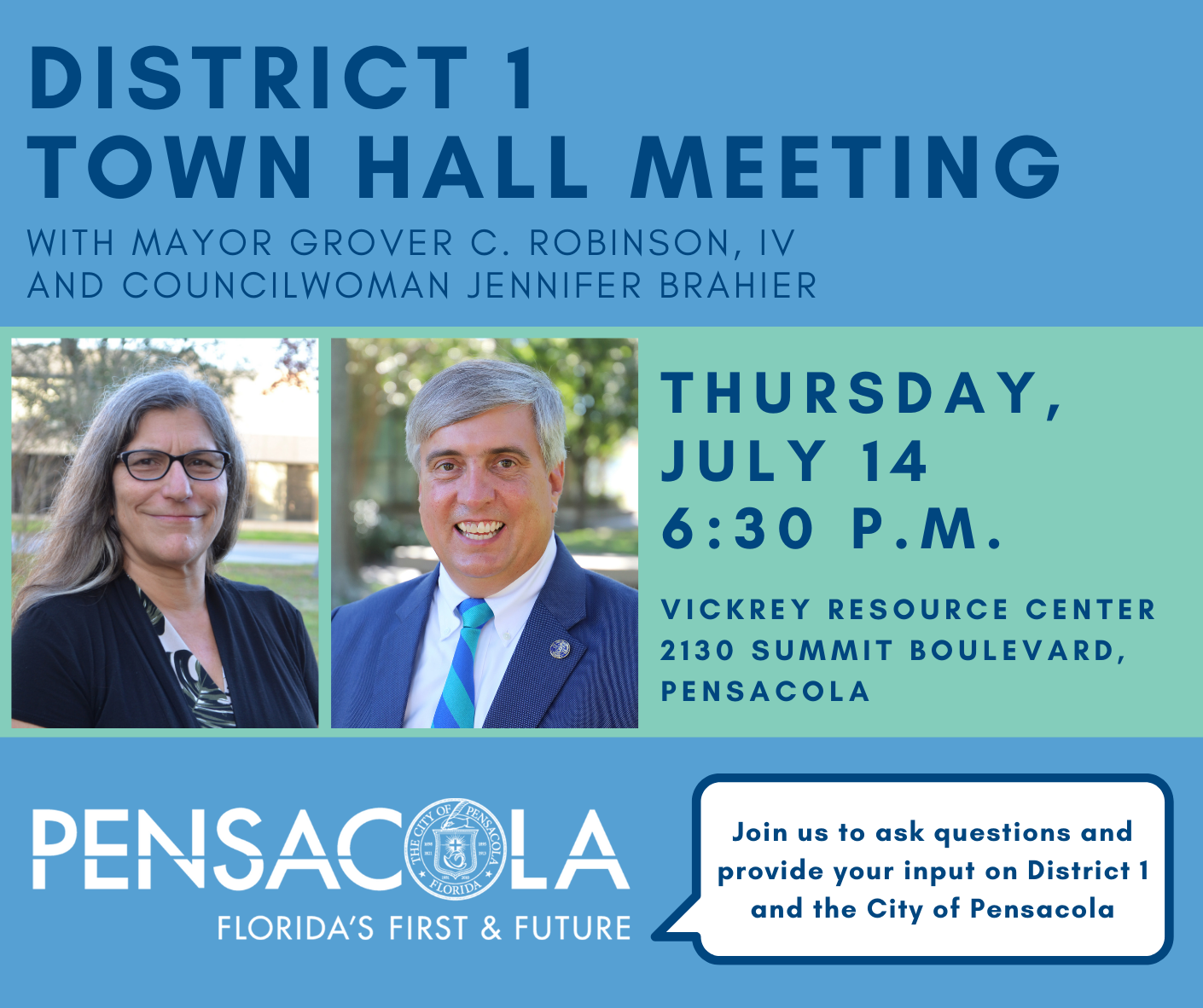 District 1 town hall