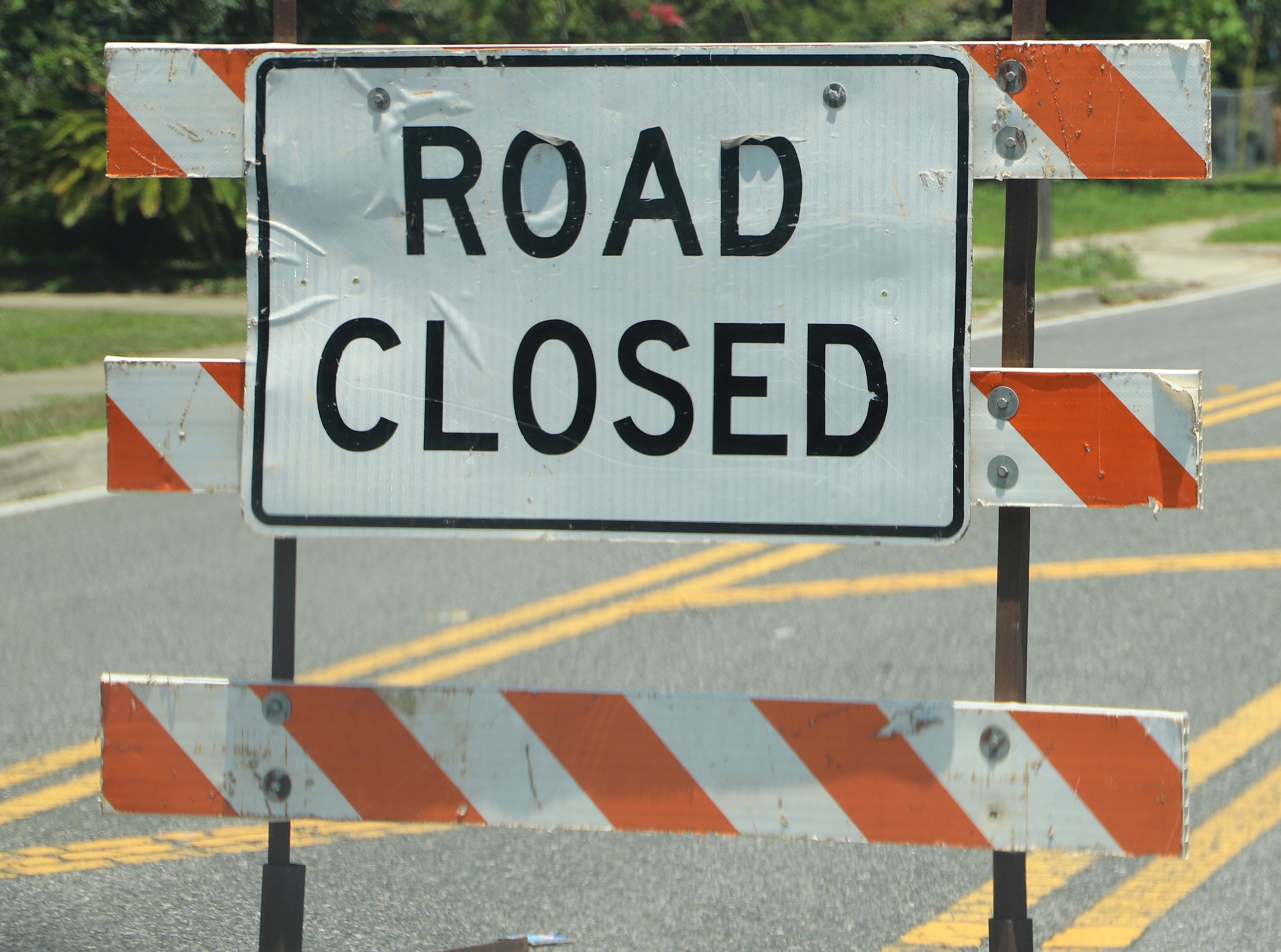 road closed