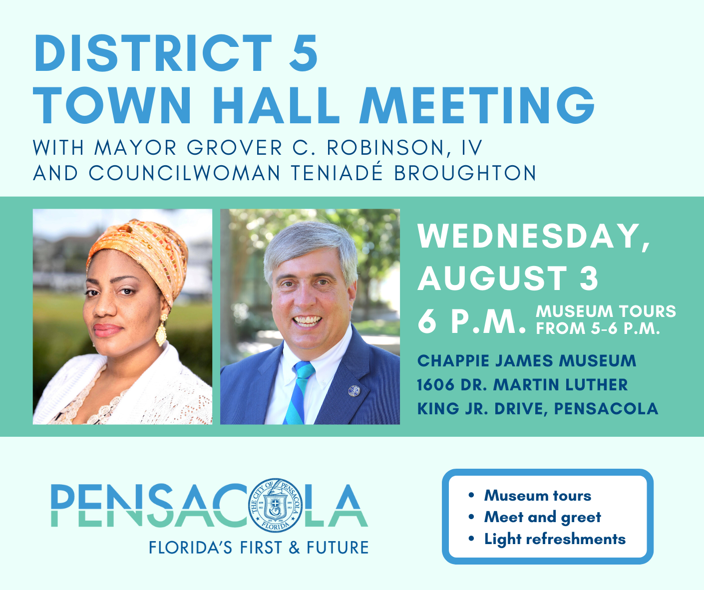 District 5 town hall
