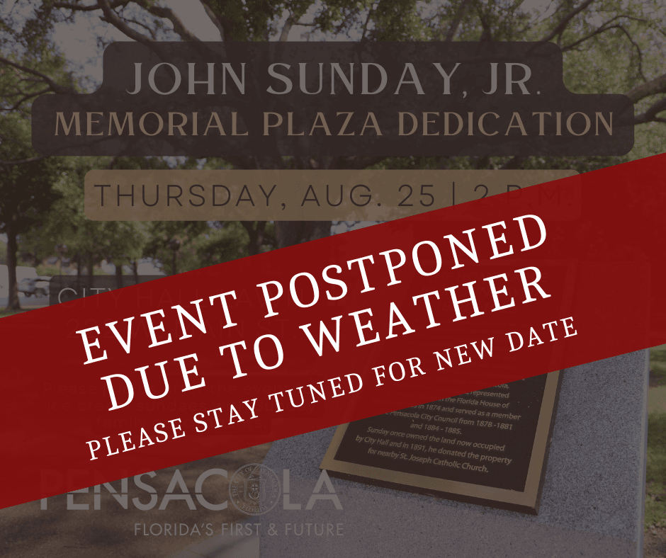 John Sunday Plaza POSTPONED
