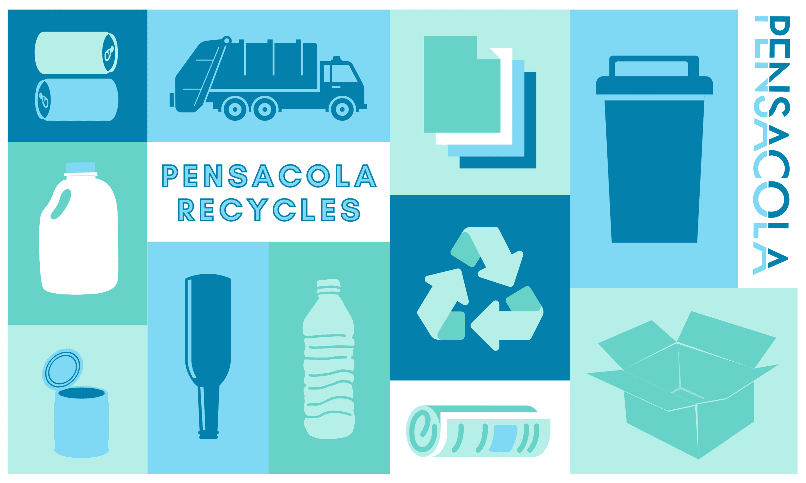 Pensacola Recycling Graphic