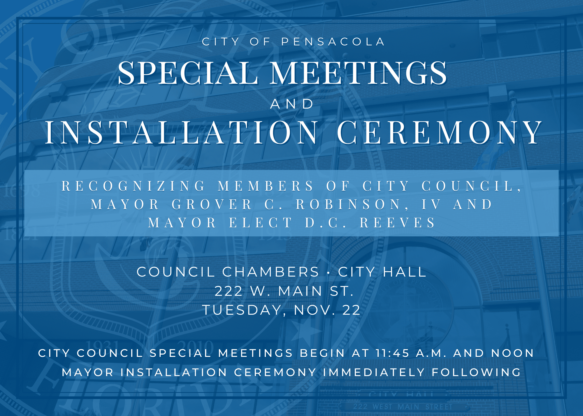 Installation ceremony