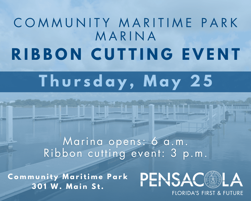Maritime Park Marina ribbon cutting