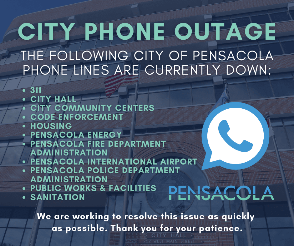 City phones Outages 