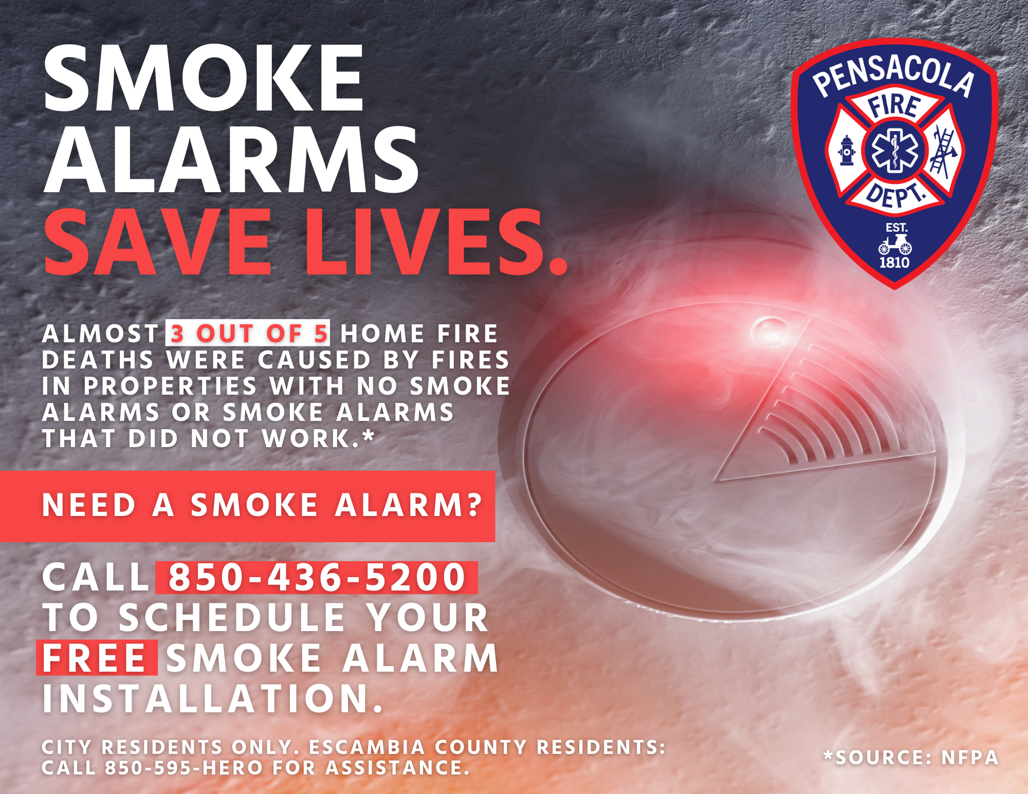 Smoke alarms 