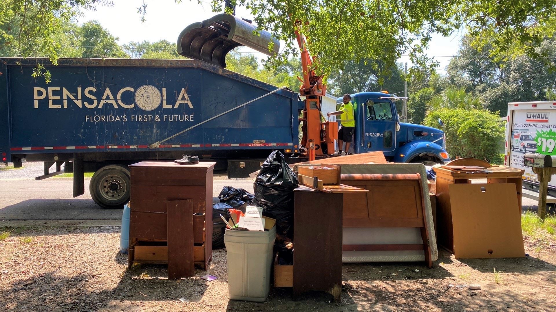Truck and Pile