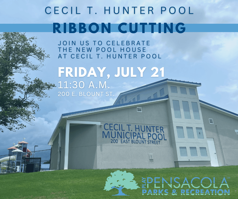 Hunter Pool Ribbon Cutting