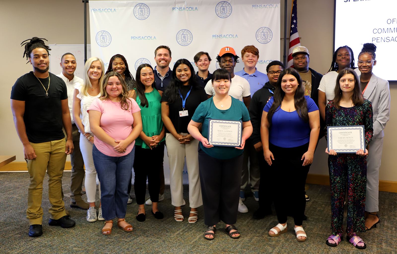 Summer Interns with Mayor Reeves