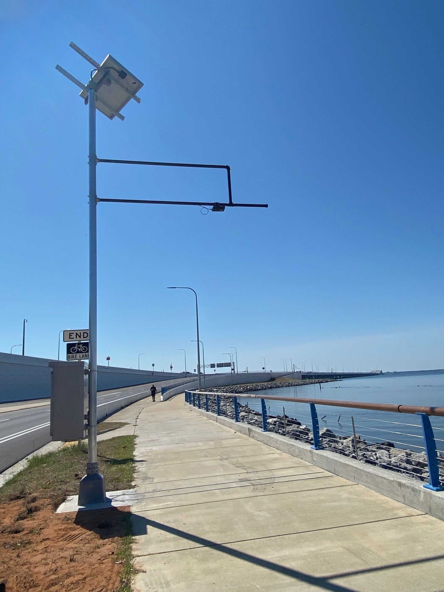 Nonmotorized continuous traffic counter Bayfront Parkway