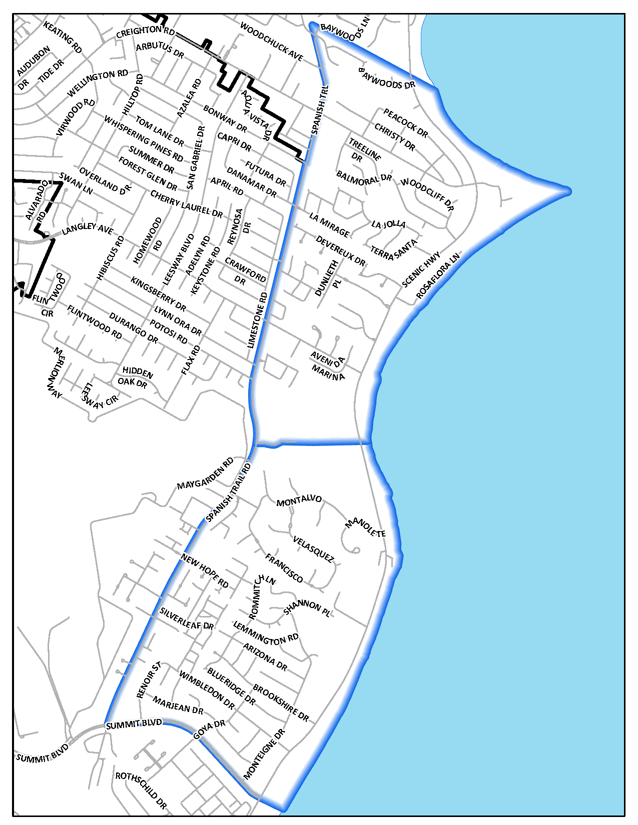 August Neighborhood Cleanup Map
