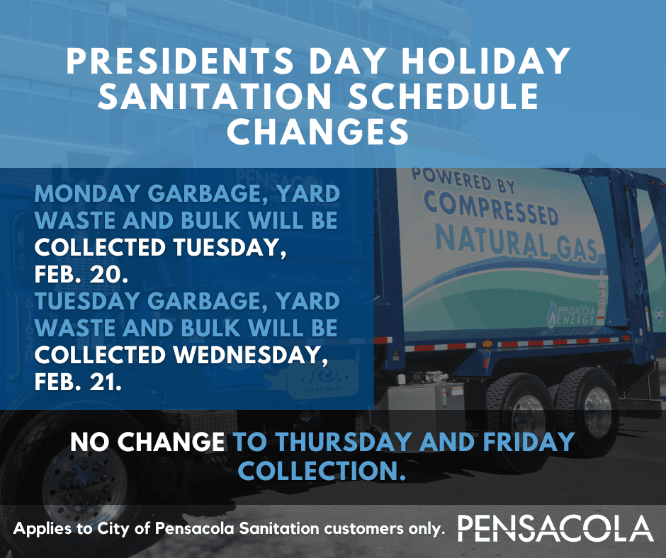 Presidents Day Holiday 2024 Sanitation Schedule Changes
