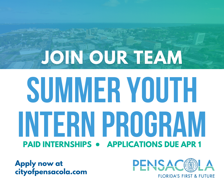 Applications for the city's Summer Youth Internship Program now available.