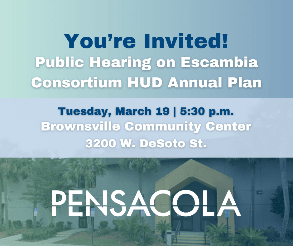Public Hearing Escambia Consortium HUD Annual Plan 2024 2