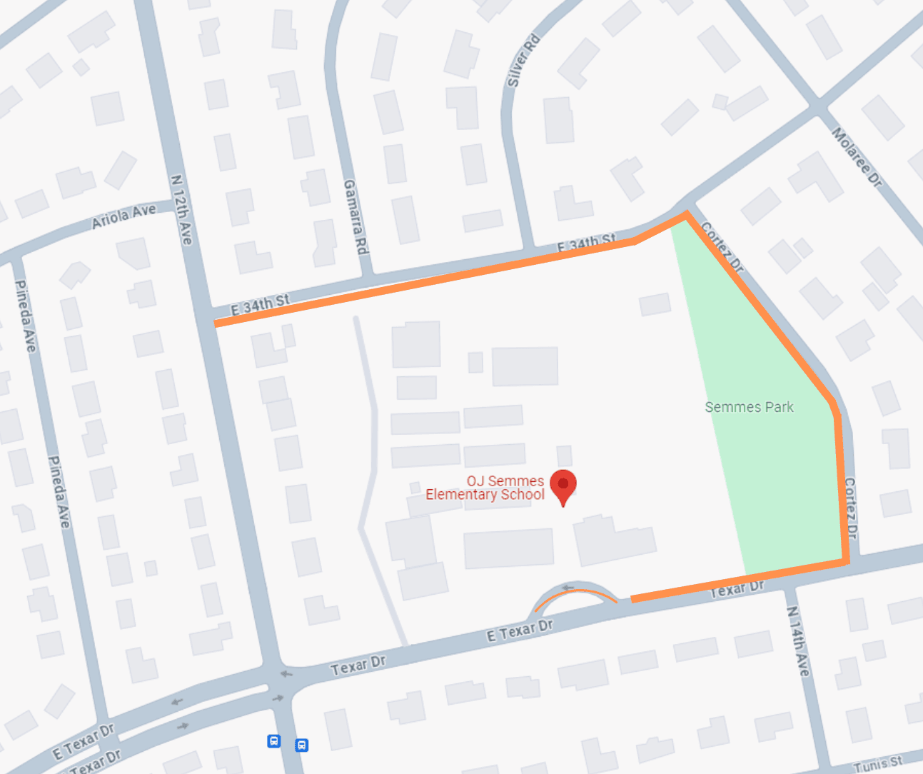 New Sidewalks near O.J. Semmes Elementary School and Semmes Park