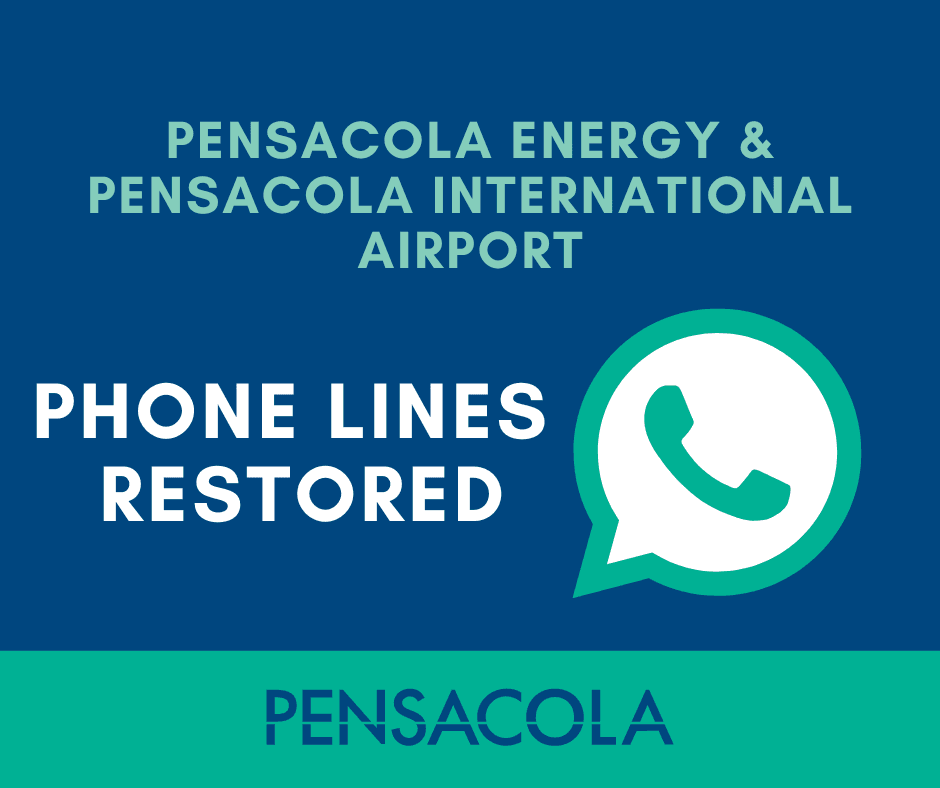 Phone lines restored for Pensacola Energy and Pensacola Intl Airport