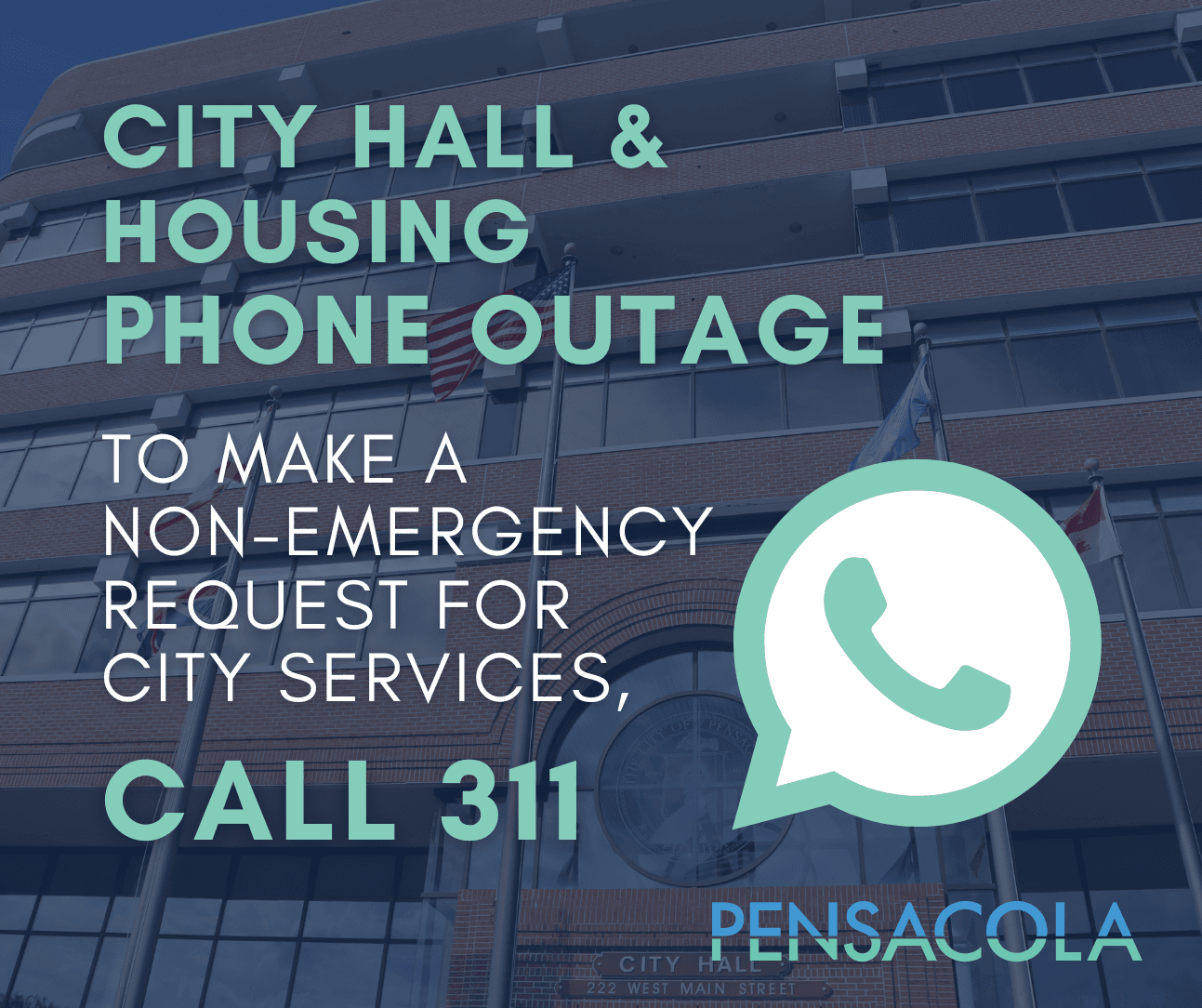City Hall and Housing Phone Outage
