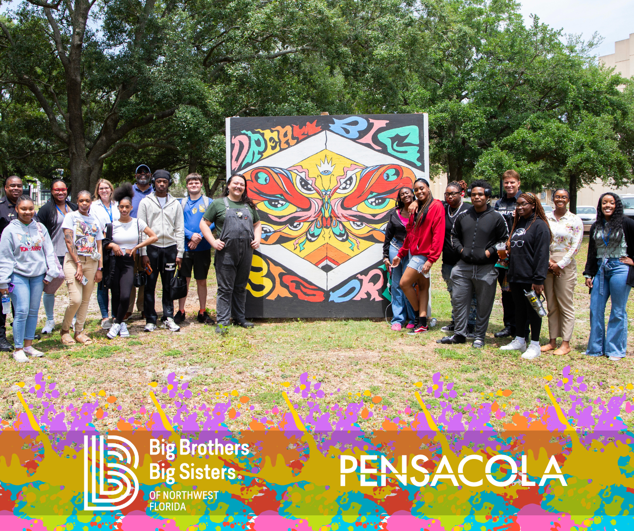 Big Brothers Big Sisters CUBED Mural Final Session