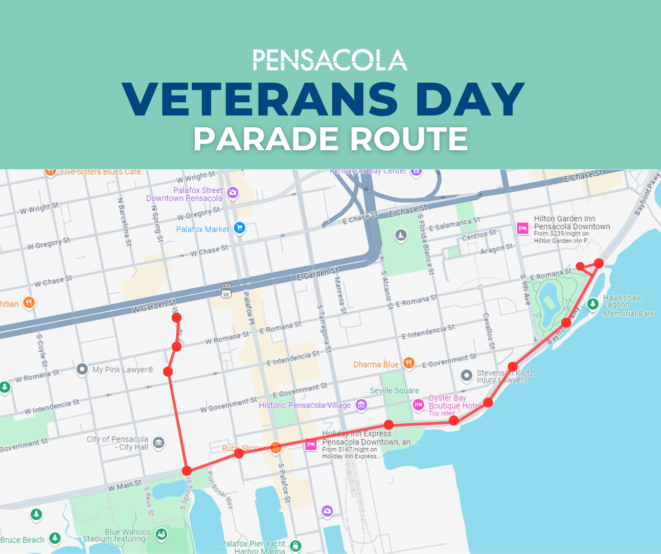Veterans Day parade downtown road closures Nov. 11