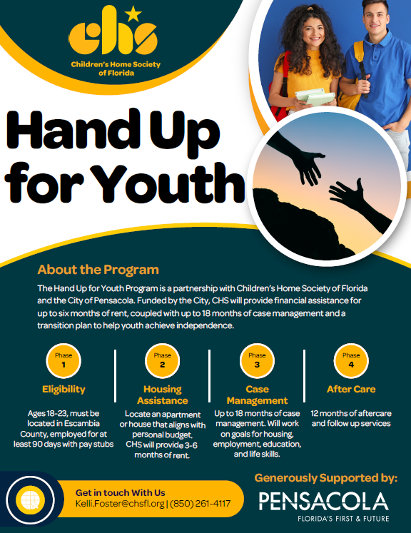 CHS Hand Up for Youth Flyer