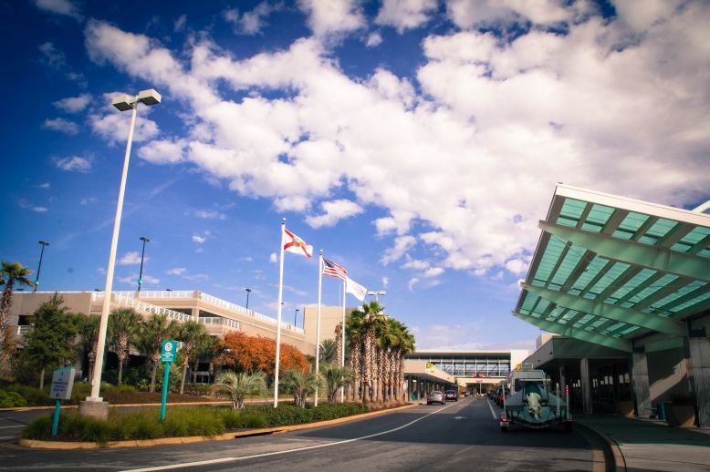 Airport Terminal at the Pensacola International Airport 